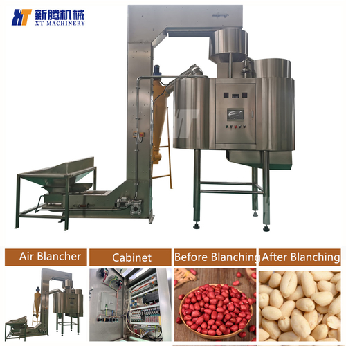 Neueste Unternehmensnachrichten über Air Peanut Blanching Machine - Eine neue Art der Blanching Erdnuss roten Art entsteht