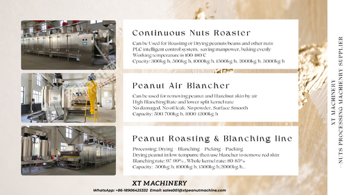 Latest company news about Revolutionieren Sie Ihre Erdnussverarbeitung mit XT MACHINERYs fortschrittlicher Erdnussroasting- und Blanching-Linie