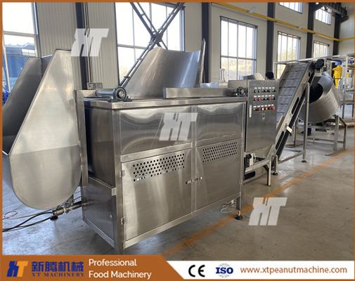 Ein guter Preis. Nahrungsmittelgrad 304 Erdnuss-Bratmaschine Grüne Erbsen-Bratmaschine-Fertigungsstraße 300kg/H Online