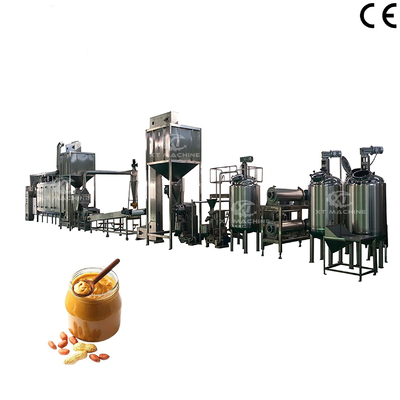 Ein guter Preis. 1000-1200 kg/h Erdnussbutter Mahlmaschine Erdnussmarmelade Produktionslinie Online