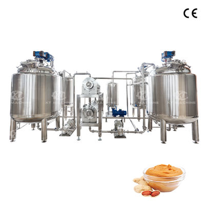 Ein guter Preis. Dreischichtiger Erdnussbutterkühl- / Mischtank aus Edelstahl Industrie-Emulgationsmischtank Online