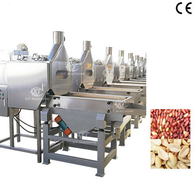 Ein guter Preis. Stainless Steel 304 Peanut Slitting and Blanching Machine for Blanched Peanut Output in Food Application Online