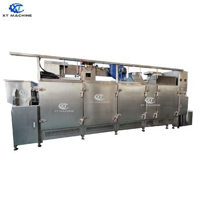 Ein guter Preis. Continuous Nut Roasting Machine with PLC Control 300-5000kg/h Capacity and Stainless Steel Construction Online