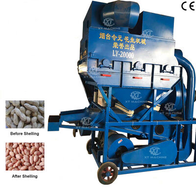 Ein guter Preis. High Shell Rate High Efficiency Groundnut Shelling Machine Peanut Processing Machine Gas / Electric Powered Online