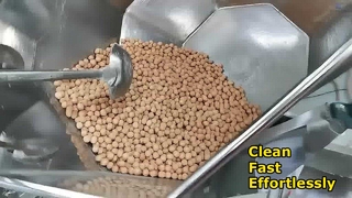 Produktionslinie zum Überziehen und Backen von Nüssen