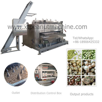 Ein guter Preis. 304 Stainless Steel Nuts Roaster Machine with 50kg/h Capacity and 220V/380V Voltage for Even Heating Online