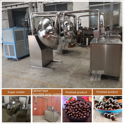 Ein guter Preis. Food Grade 304 Chocolate Coating Machine 70kg Candy Panning Machine mit Polnisch Online