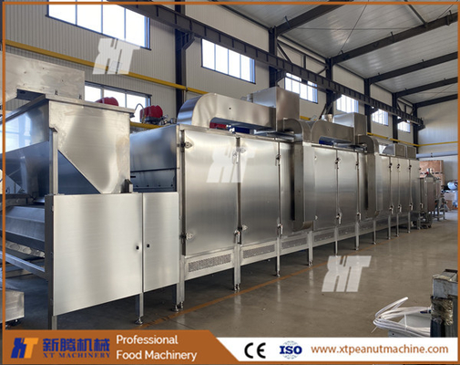 1000kg/H Kontinuierliche Röstmaschine SUS304 Automatische Nussröstmaschine