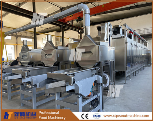 Ein guter Preis. Halbe Trennmaschine für geröstete Erdnussschälmaschine 800 kg / h Erdnussentfernungsmaschine Online