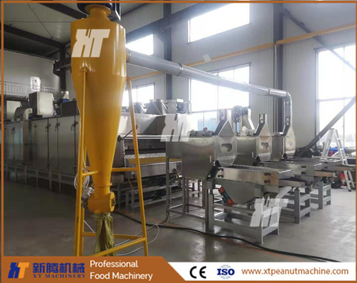 Air Cyclone Erdnuss-Verarbeitungsmaschine SUS304 geröstete Erdnuss-Schälmaschine