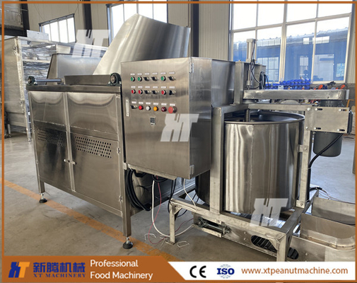 Ein guter Preis. Automatische Erdnuss-Frittiermaschine Cashew-Nuss-Fritteuse Erbsen-Frittiermaschine zum Verkauf Online