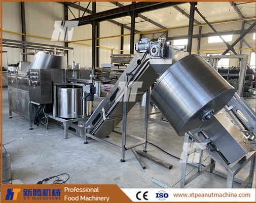 Ein guter Preis. ISO Industrial Automatic Fryer Machine Hazelnut De Oiling Machine Gewürzmaschine Online