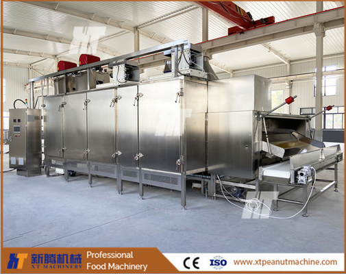 High Efficiency Peanut Roasting Machine Kontinuierlicher Erdnussroaster im Gürteltyp