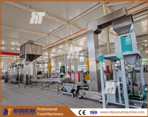 Automatische Erdnussroasting und Blanching Produktionslinie