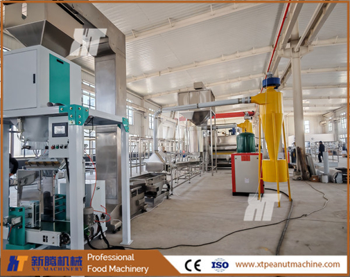 PLC-Steuerung Erdnussroasting und Blanching Line Blanchierte Erdnussverarbeitungsanlage Blanchierte Erdnuss
