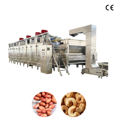 Ein guter Preis. PLC-Intelligente Steuerung Kontinuierlicher Nussroaster aus 304 Edelstahl Online