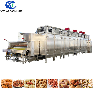 1000 kg/h vollautomatische Erdnussroastmaschine mit Gürtel