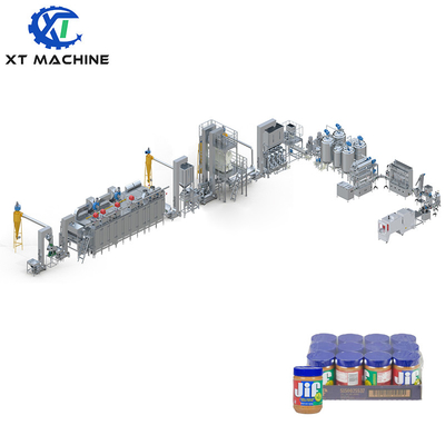 1000-1200 kg/h Erdnussbutter Mahlmaschine Erdnussmarmelade Produktionslinie