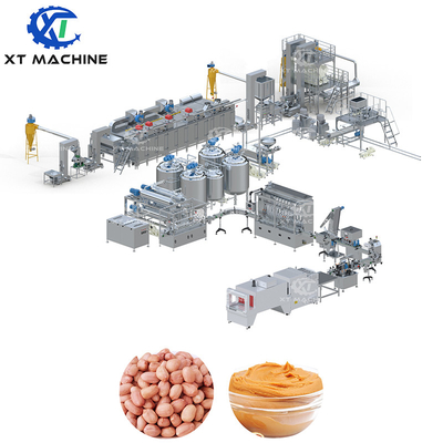Multifunktionale Erdnussbutter-Sesambutter-Schleifmaschine Mandelbutter-Produktionslinie