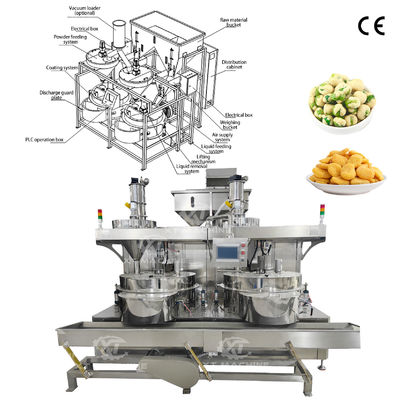 Ein guter Preis. Kostenwirksame automatische PLC-gesteuerte Beschichtungsmaschine für Erdnüsse/Samen/Breibohnen/Cashew/Mandeln Online