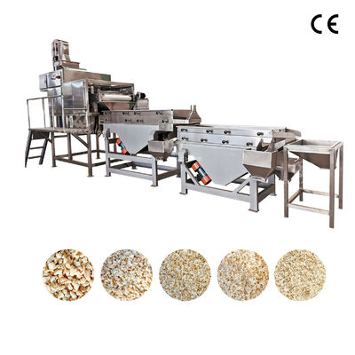 Ein guter Preis. 500 kg/h 7,5 kW 3-stufige Erdnuss-/Cashew-/Mondenschneidemaschine zur Verarbeitung von Nüssen Online