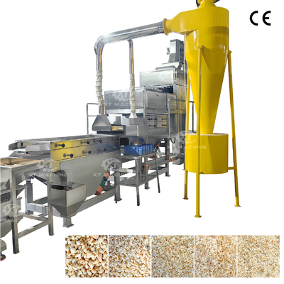 Ein guter Preis. 500 kg/h Automatische Erdnuss-Zerkleinerungsmaschine mit Sortierung, Erdnuss-Häckselmaschine, Nuss-Zerkleinerer Online