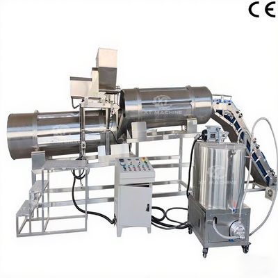 Automatische hochpräzise SS304-Rotationsgewürzmaschine, Nussgewürzausrüstung für Nüsse, Snacks, Fleisch