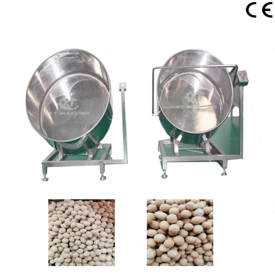 Ein guter Preis. 100 kg/h Automatische Erdnuss-Karamell-Monomer-Beschichtungsmaschine Rotationsbeschichtungsanlage Online