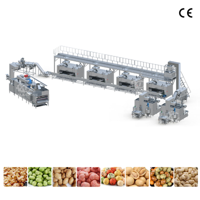 Ein guter Preis. Vollautomatische Erdnussbeschichtung Back- und Gewürz-Produktionslinie Beschichtung Backverarbeitungsanlage Online