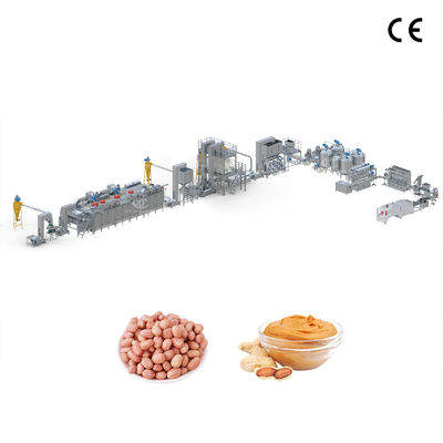 Ein guter Preis. Vollautomatische Erdnusspaste/Cashew Jam/Mondbutter-Produktionslinie mit zweistufigem Mahlen und PLC-Steuerung Online