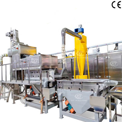 Ein guter Preis. 600-800 kg/h vollautomatische Split Peanut Peeling Maschine Peanut Air Blancher für die Lebensmittelindustrie Online