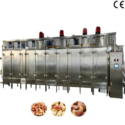 Ein guter Preis. 500 kg/h PLC-gesteuerte Nussroastmaschine für industrielle Verwendung Online