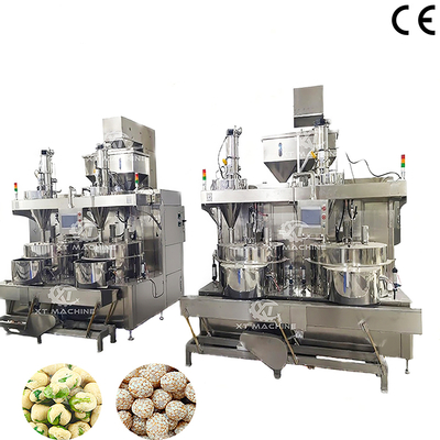 Ein guter Preis. Doppelstation Erdnuss-Coating-Maschine 600-800kg/h für Snack-Food Online