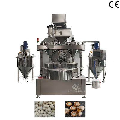 PLC Erdnuss-Coating-Maschine 200-800 kg/h für die Nussverarbeitung