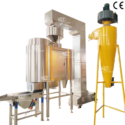Ein guter Preis. 500 kg/h Luft-Nuss-Blanchiermaschine Edelstahl-Nuss-Schälmaschine Online