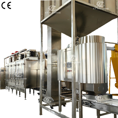 Ein guter Preis. Weißgefärbte Erdnuss-Produktionslinie 1000 kg/h-2000 kg/h 98% Bruchrate Online