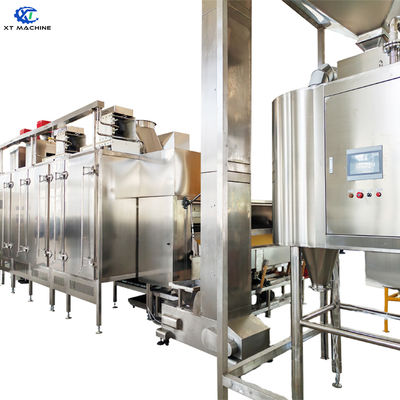 1000-1200 kg/h Blanchierte Erdnuss-Produktionslinie geeignet für Fabrikgebrauch