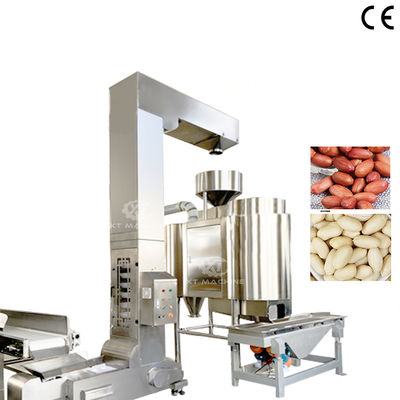 Ein guter Preis. Vollautomatische geröstete Erdnuss-Blanching-Maschine Haselnuss-Pistazien-Schälmaschine mit hoher Blanching-Rate Online