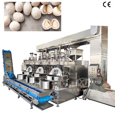 Maßgeschneiderte Krispige Fischhaut Erdnüsse Beschichtung Pfanne Maschine Turnkey-Projekt für Snacks Verarbeitung