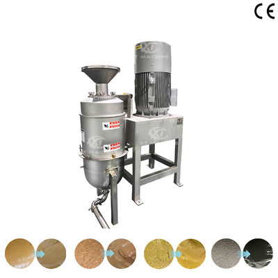 Vollautomatische Hochgeschwindigkeitsmaschine 1000-1500kg/h Schneid- und Fräsmaschine Erdnussbuttermacher mit 200-300 Maschen Feinheit