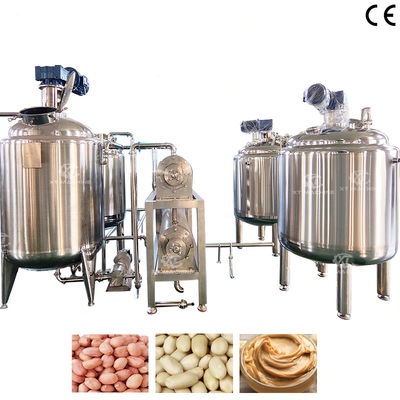 Ein guter Preis. SS304 Nahrungsmittelqualität Erdnussbuttermischbehälter 200L-1000L Kühl-/Entgasbehälter für Lebensmittelindustrie Online