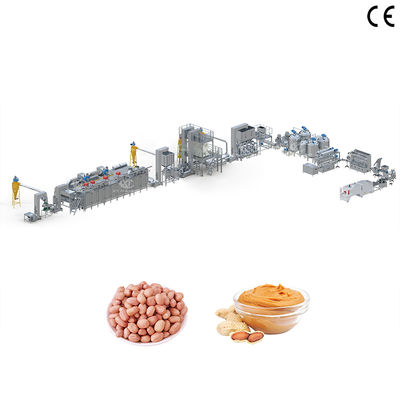 Ein guter Preis. Hochleistungs-Erdnussmarmelade-Herstellungsmaschine, Mandelbutter-Produktionslinie mit 1000 kg/h-2000 kg/h Nussbutter-Verarbeitungsanlage Online
