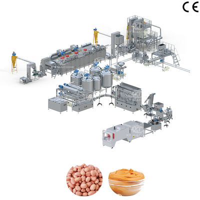 Ein guter Preis. Vollautomatische Erdnussbutter/Cashew Nut Butter/Pistazienbutter Produktionslinie 200-2000 kg/h und PLC-Steuerung Online