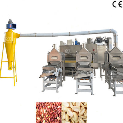 Ein guter Preis. Hochwertige 500-1000 kg/h SUS304 Erdnuss-Schneid- und Blanchiermaschine für Nussverarbeitungsgeräte Online