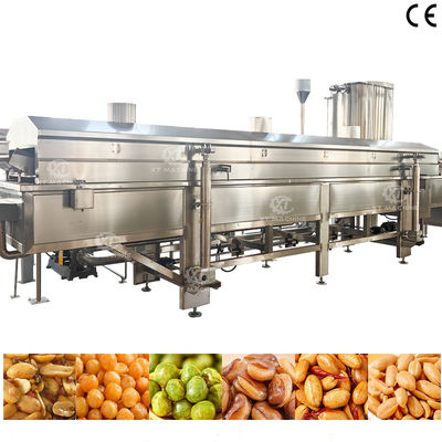 Ein guter Preis. Ununterbrochene Frittiermaschine für große Produktionsmengen von Cornflakes, Bällchen, luftgetrockneten Snacks mit CE-Zertifizierung Online