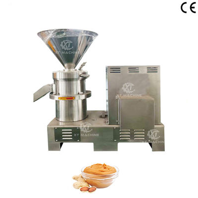 100 kg/h-500 kg/h SS304 Elektrische Erdnuss-/Cashew-Nuss-Buttermahlmaschine Industrielle Kolloidmühle für Nussverarbeitungsanlagen