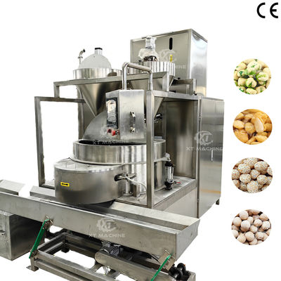 250-300 kg/h automatische Erdnussbeschichtungsmaschine mit PLC-Steuerung für die vielseitige Snack-Lebensmittelverarbeitung