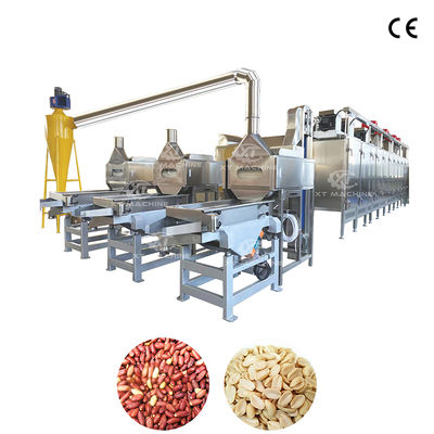 Ein guter Preis. Anpassungsfähige, hochgenaue Erdnussbleiche und -spaltmaschine mit 800-1000 kg/h mit CE-Zertifizierung Online