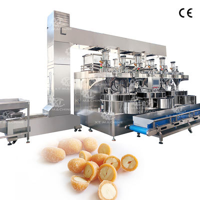 Ein guter Preis. Hochleistungs-Automatische beschichtete Erdnuss-Herstellungsmaschine Cashew-Nuss-Beschichtungsmaschine mit SUS304 Edelstahl Online