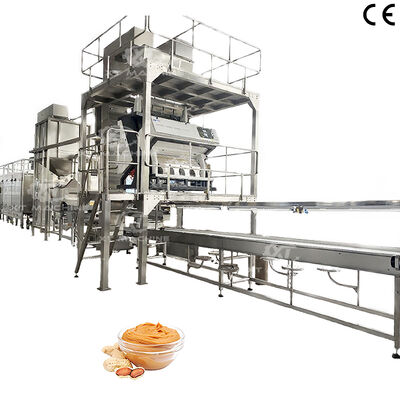 Ein guter Preis. Vollautomatische Erdnussbutter-Mandelbutter-Produktionslinie mit SPS-Steuerung und einer Kapazität von 2000 kg/h Online